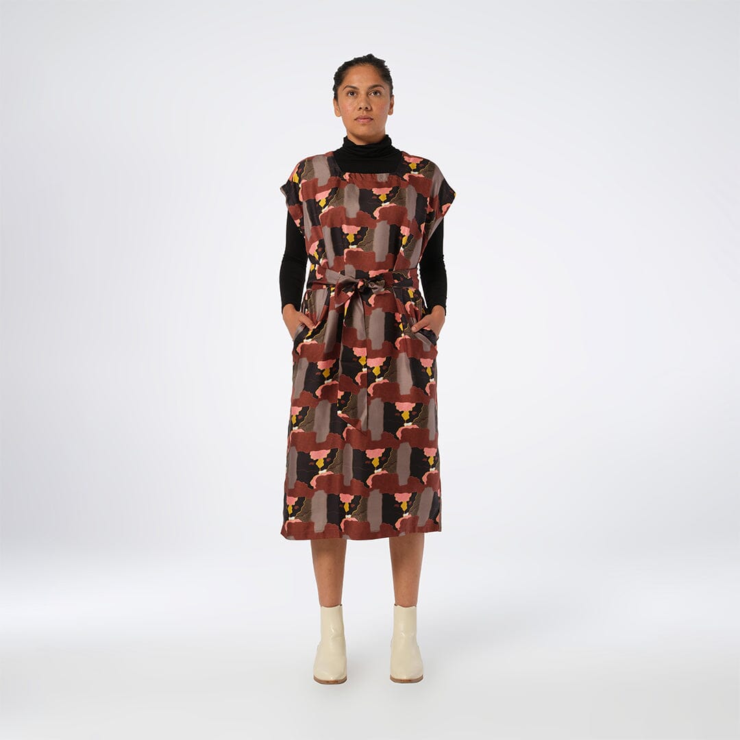 Feeling The Space Drop Shoulder Silk Kaftan - Ltd Edition