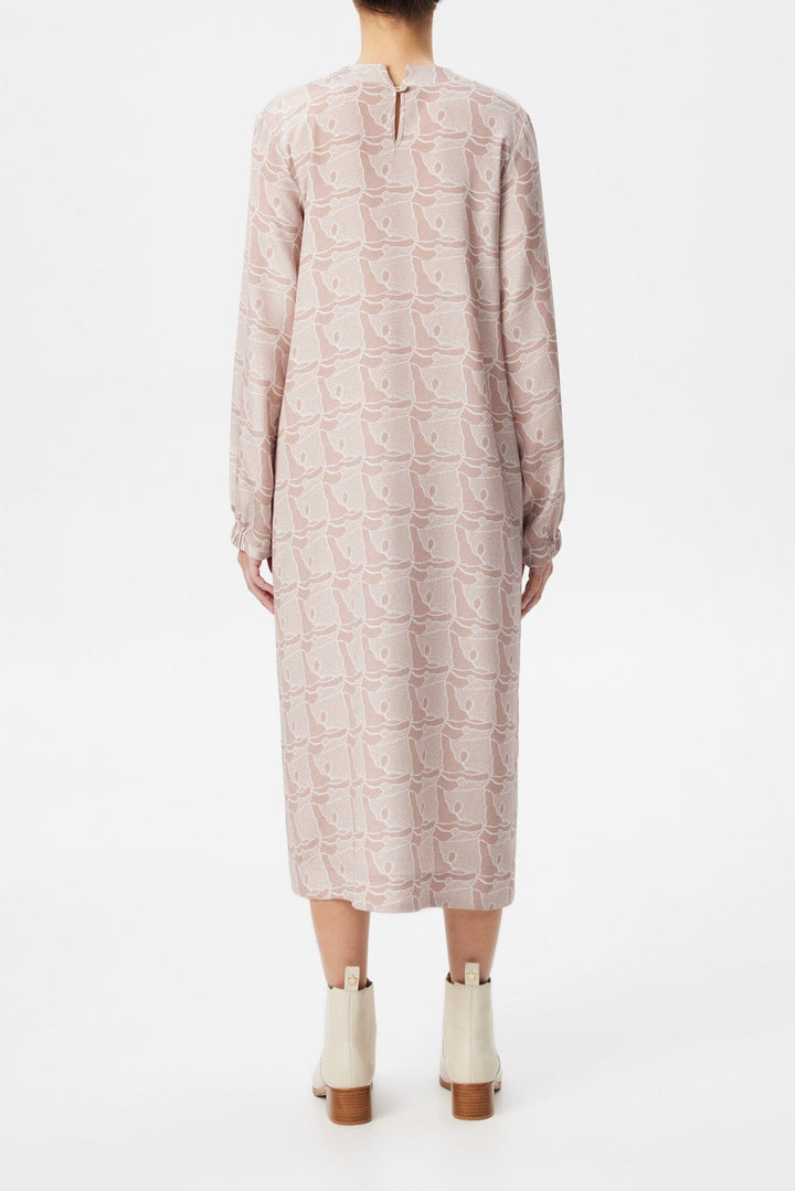Bark Spaces Maxi Silk Dress