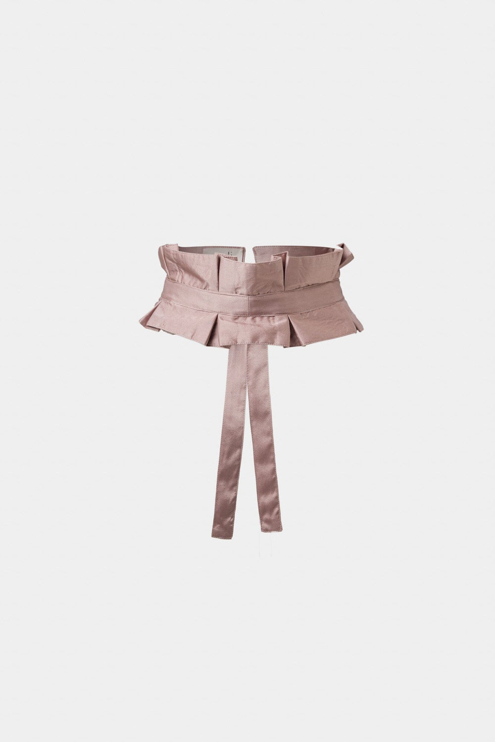 Pink Gathered Choker, Belt