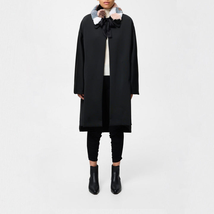 Embroidered Wool Collar