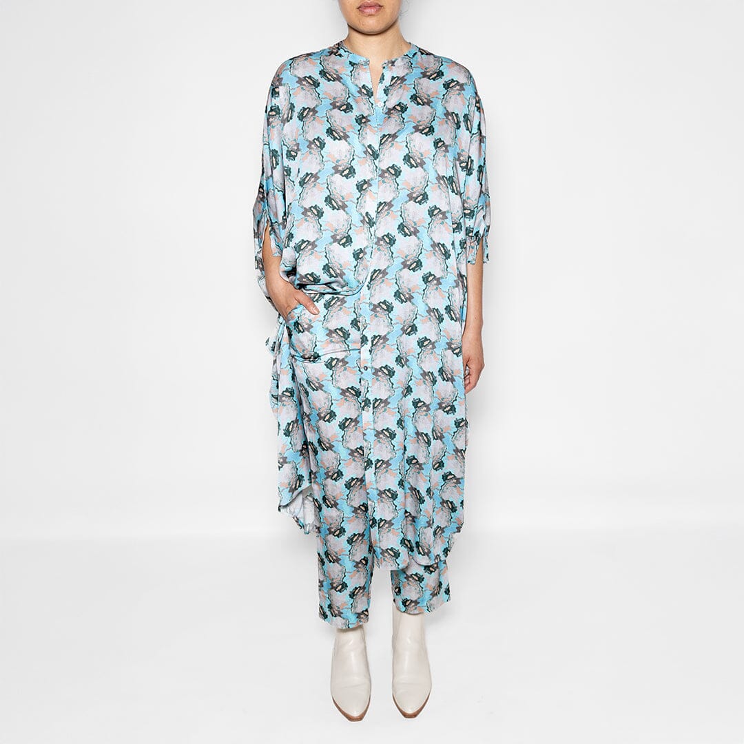 Winyu Silk Button Kaftan