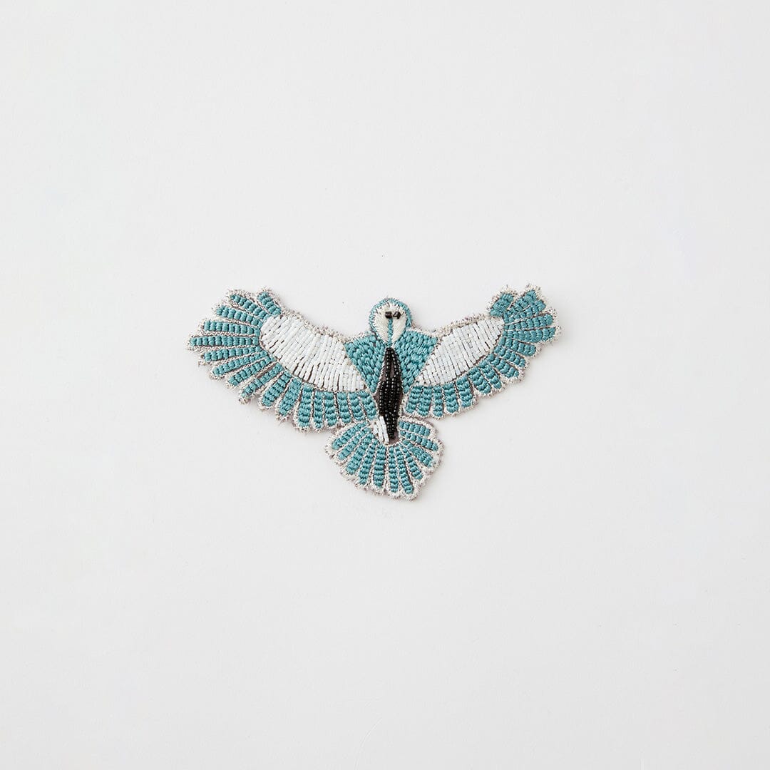 Embroidered Sky Bunjil Brooch