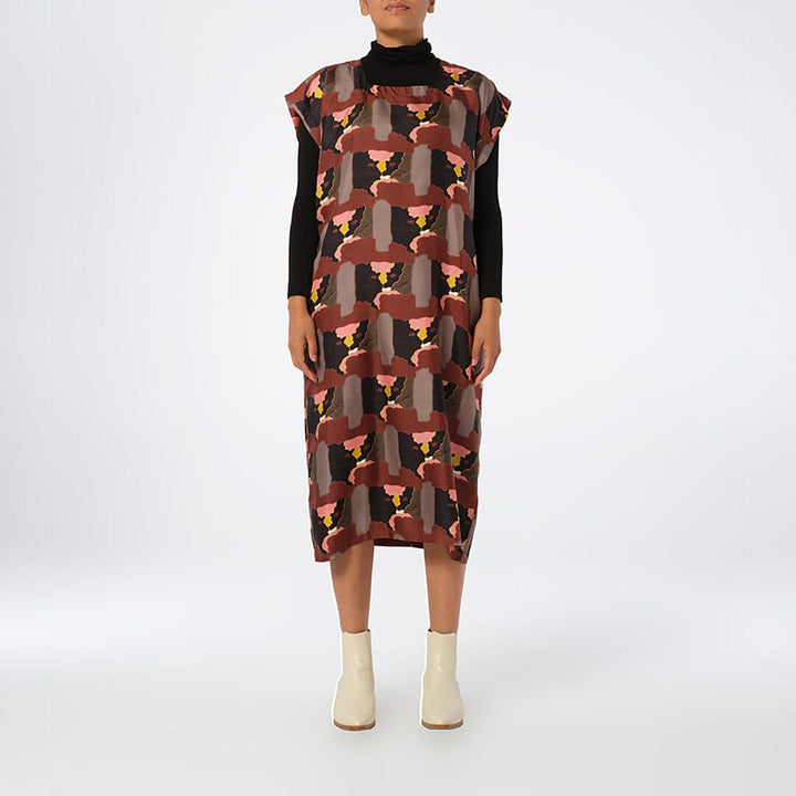 Feeling The Space Drop Shoulder Silk Kaftan - Ltd Edition