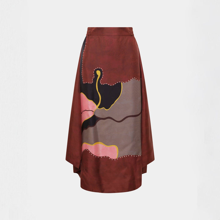 Feeling The Space Silk Skirt