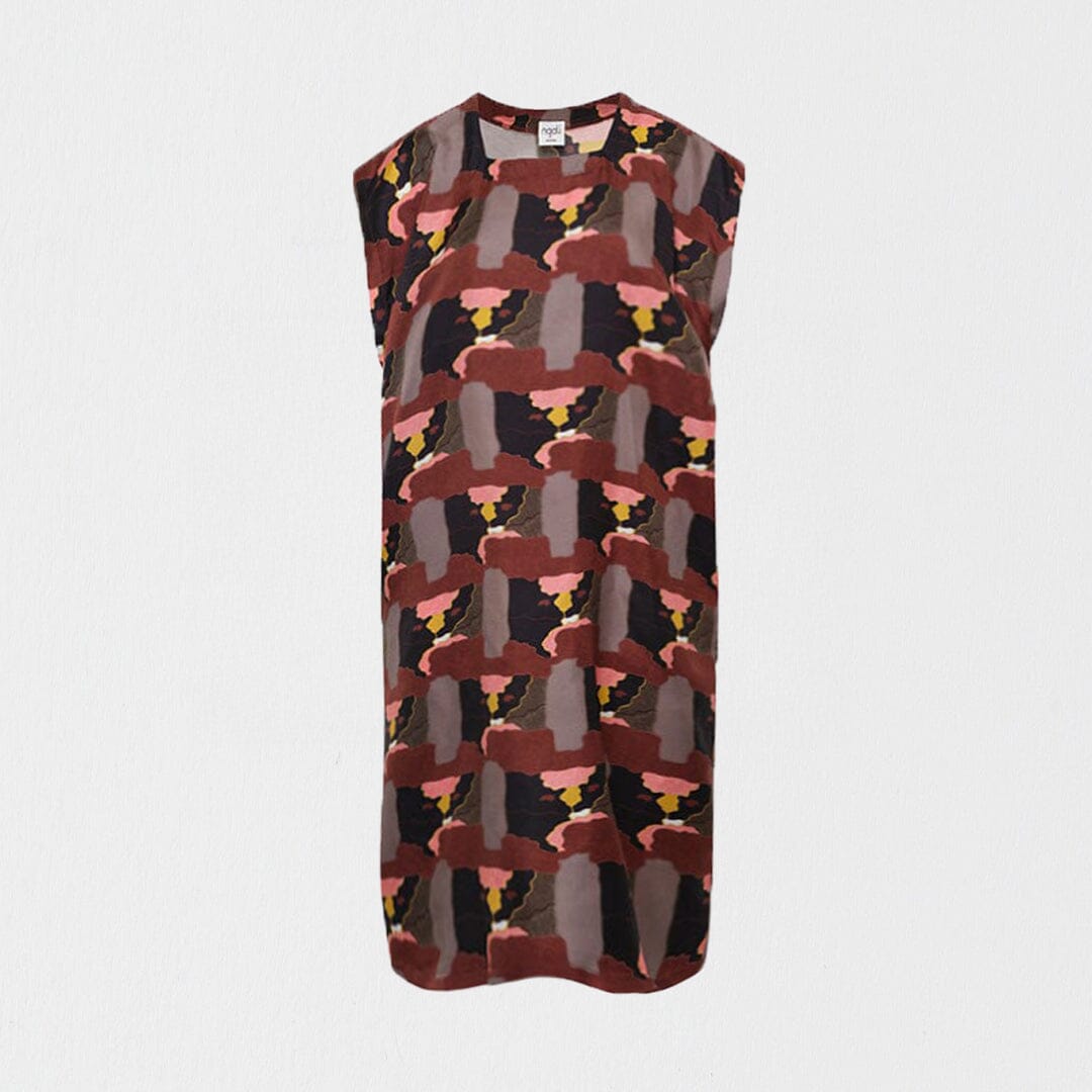 Feeling The Space Drop Shoulder Silk Kaftan - Ltd Edition