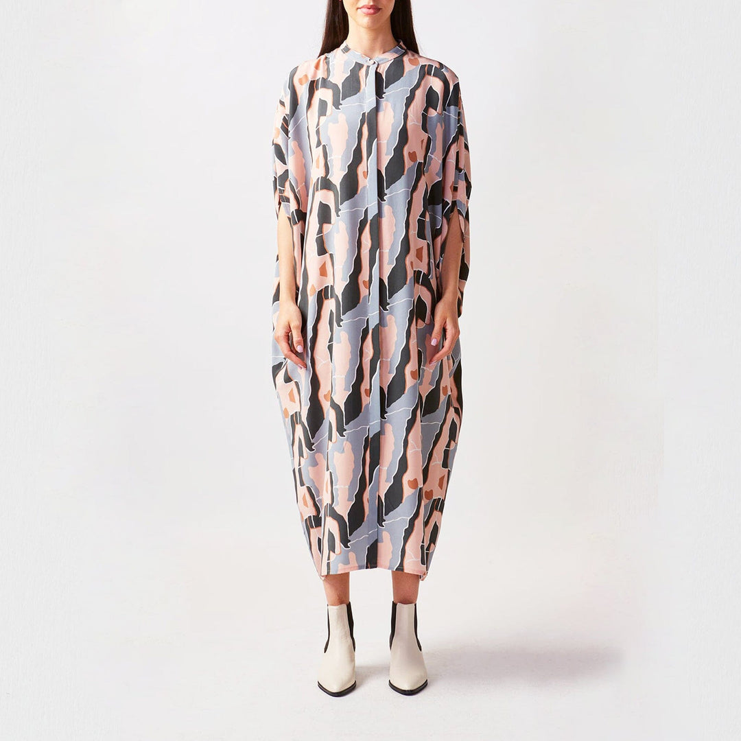 Gadhang Silk Button Kaftan