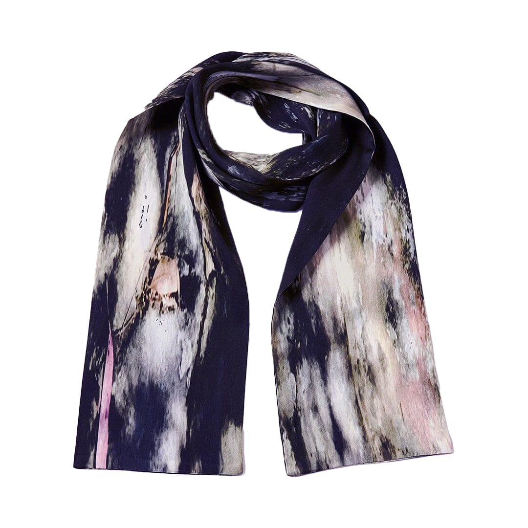 Stoney Bark Silk Rectangle Scarf