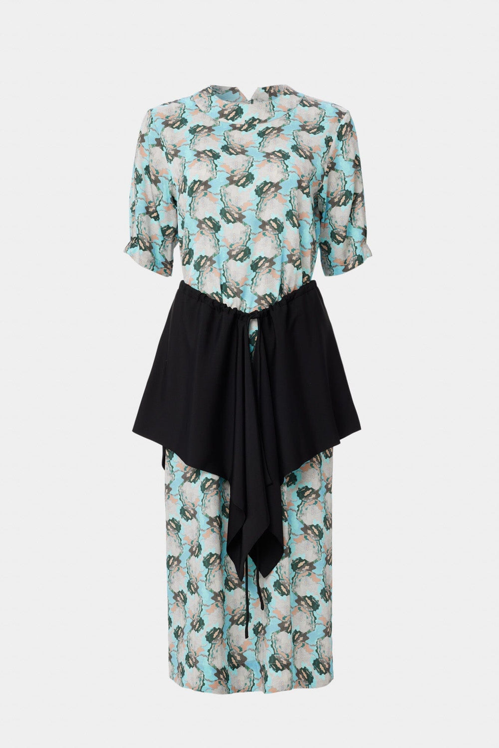 Drawstring Scarf Black