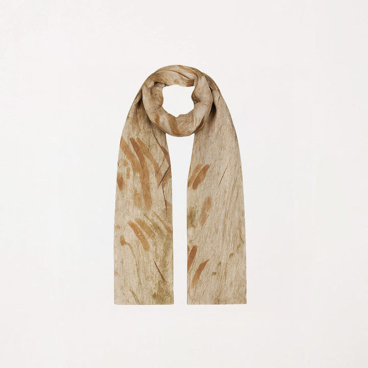 Ghost Bark Silk Rectangle Scarf
