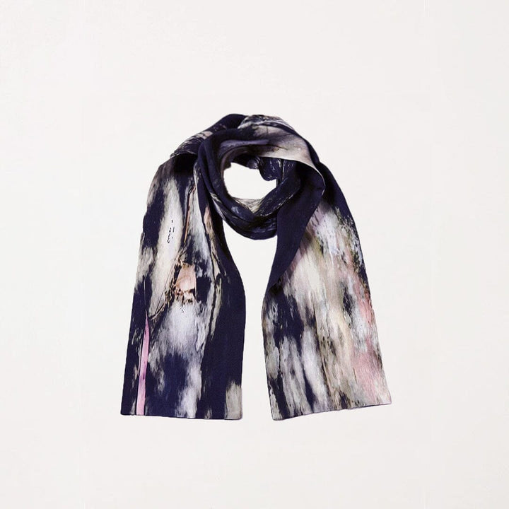Stoney Bark Silk Rectangle Scarf