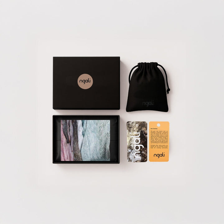 Pink Bark Silk Scarf Set