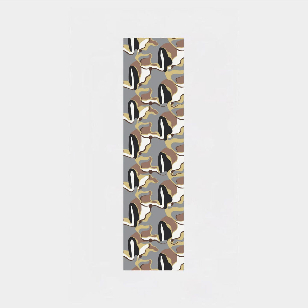 Country Texture Yellow Silk Rectangle Scarf