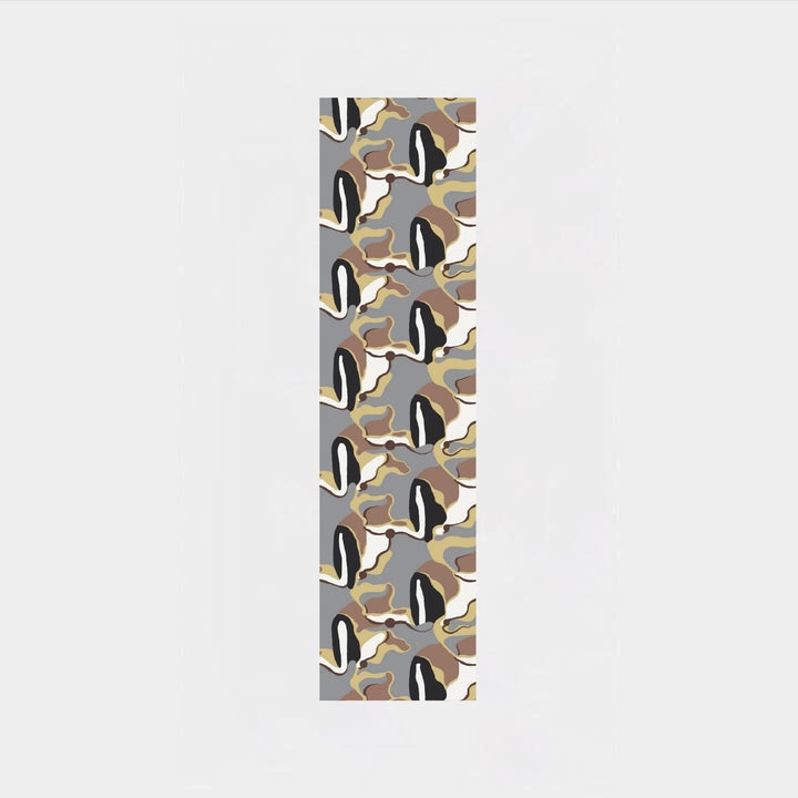 Country Texture Yellow Silk Rectangle Scarf