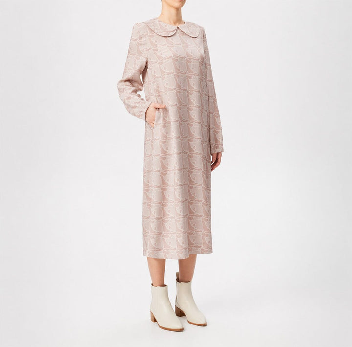 Bark Spaces Maxi Silk Dress