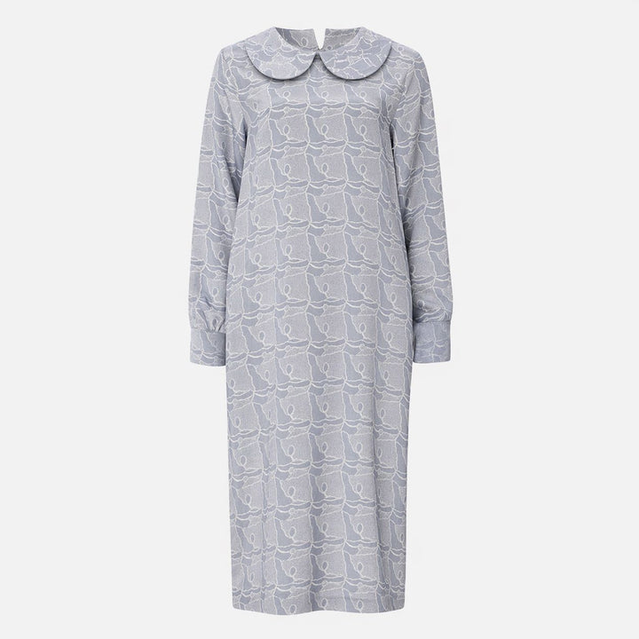 Stone Spaces Maxi Silk Dress
