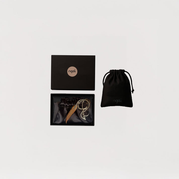 Carved Gum Leaf Pendant