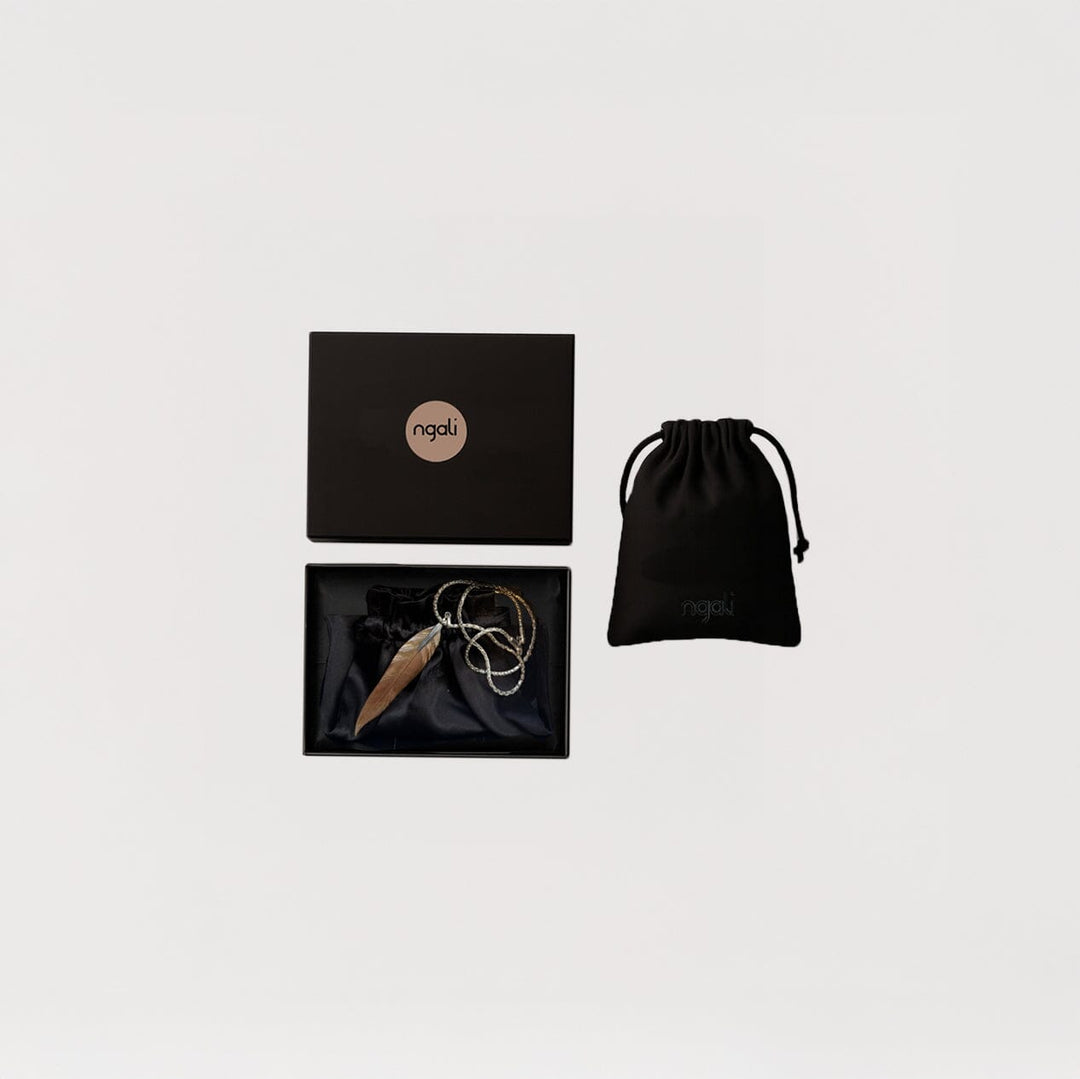 Carved Gum Leaf Pendant