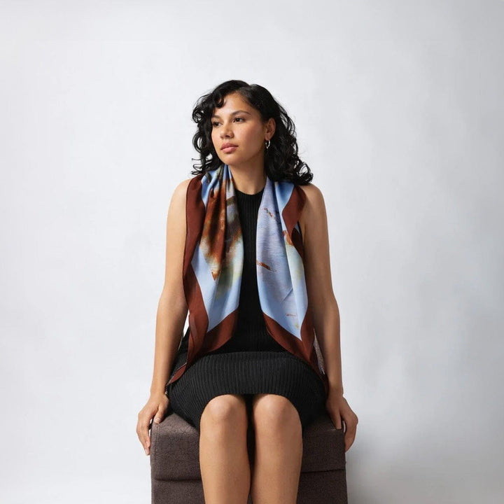 Traces Silk 90 Scarf