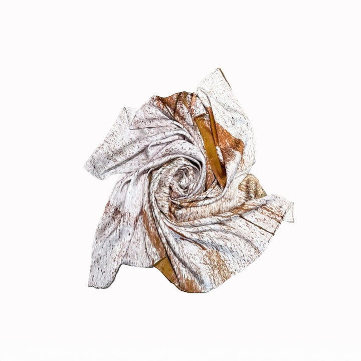 Ghost Bark Square Scarf/Reversible Bag Set