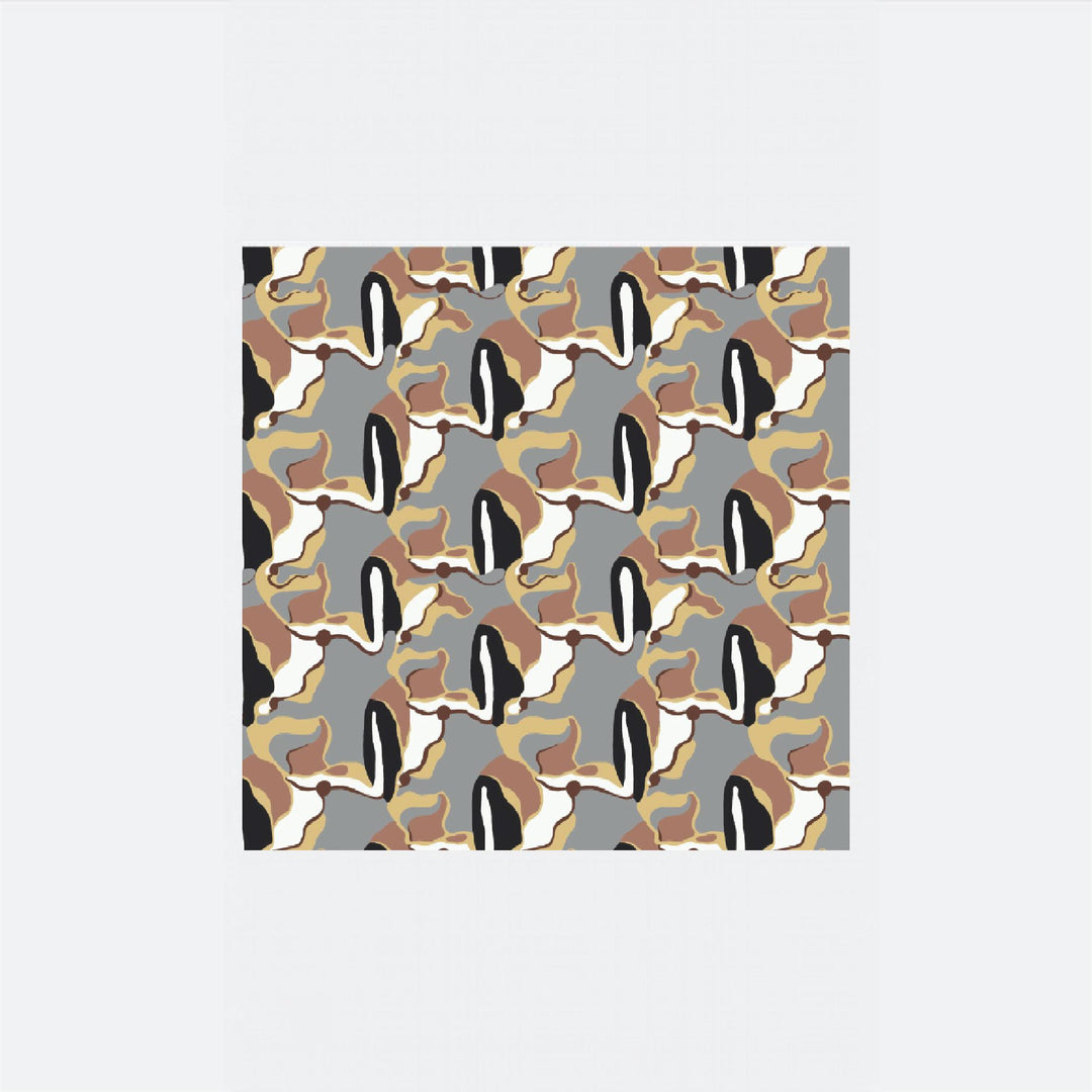 Country Texture Yellow Silk Square Scarf
