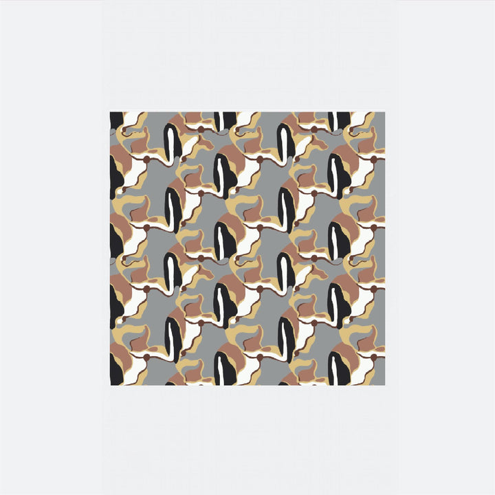 Country Texture Yellow Silk Square Scarf