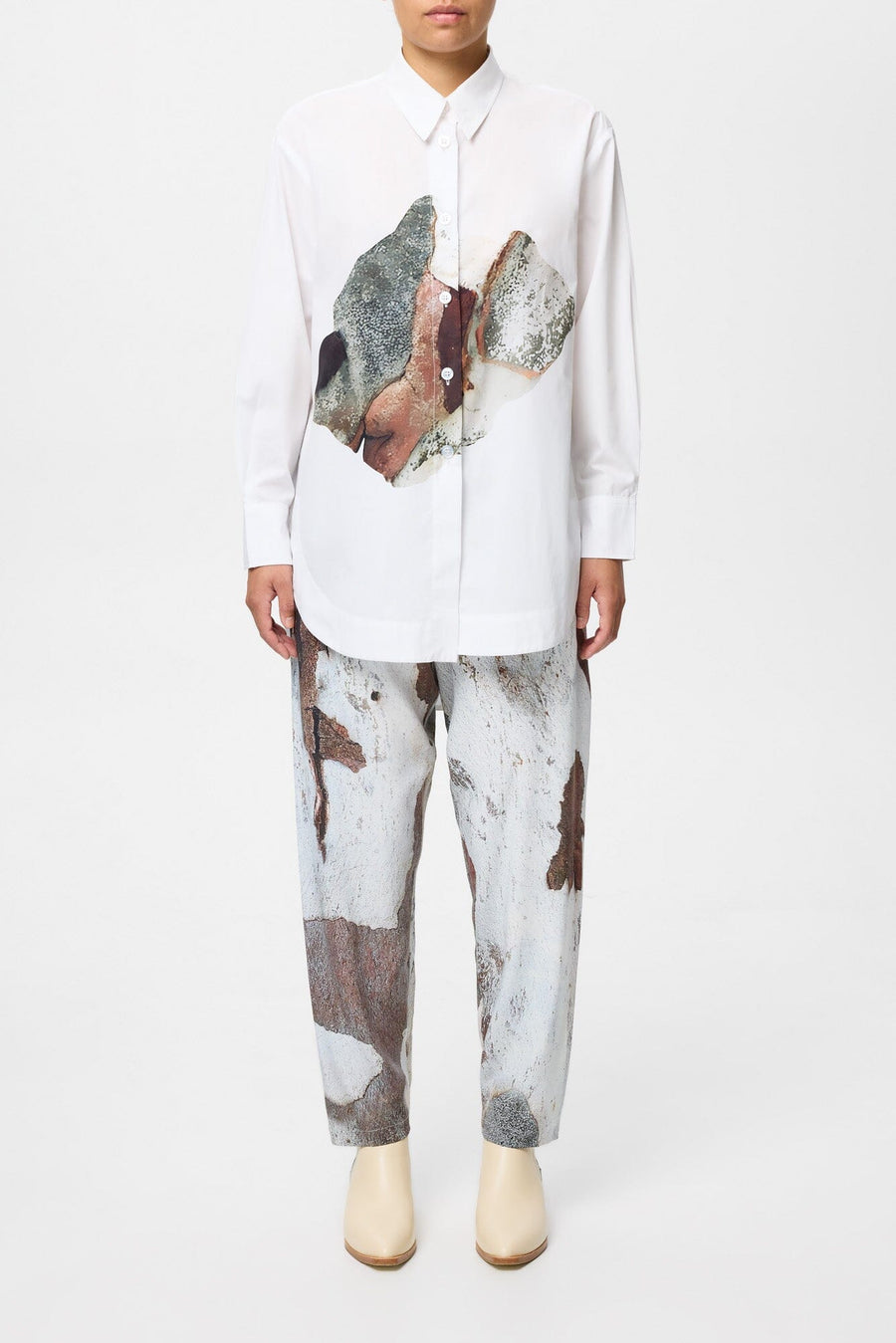 Shadow Bark Silk Pant - Late April Delivery