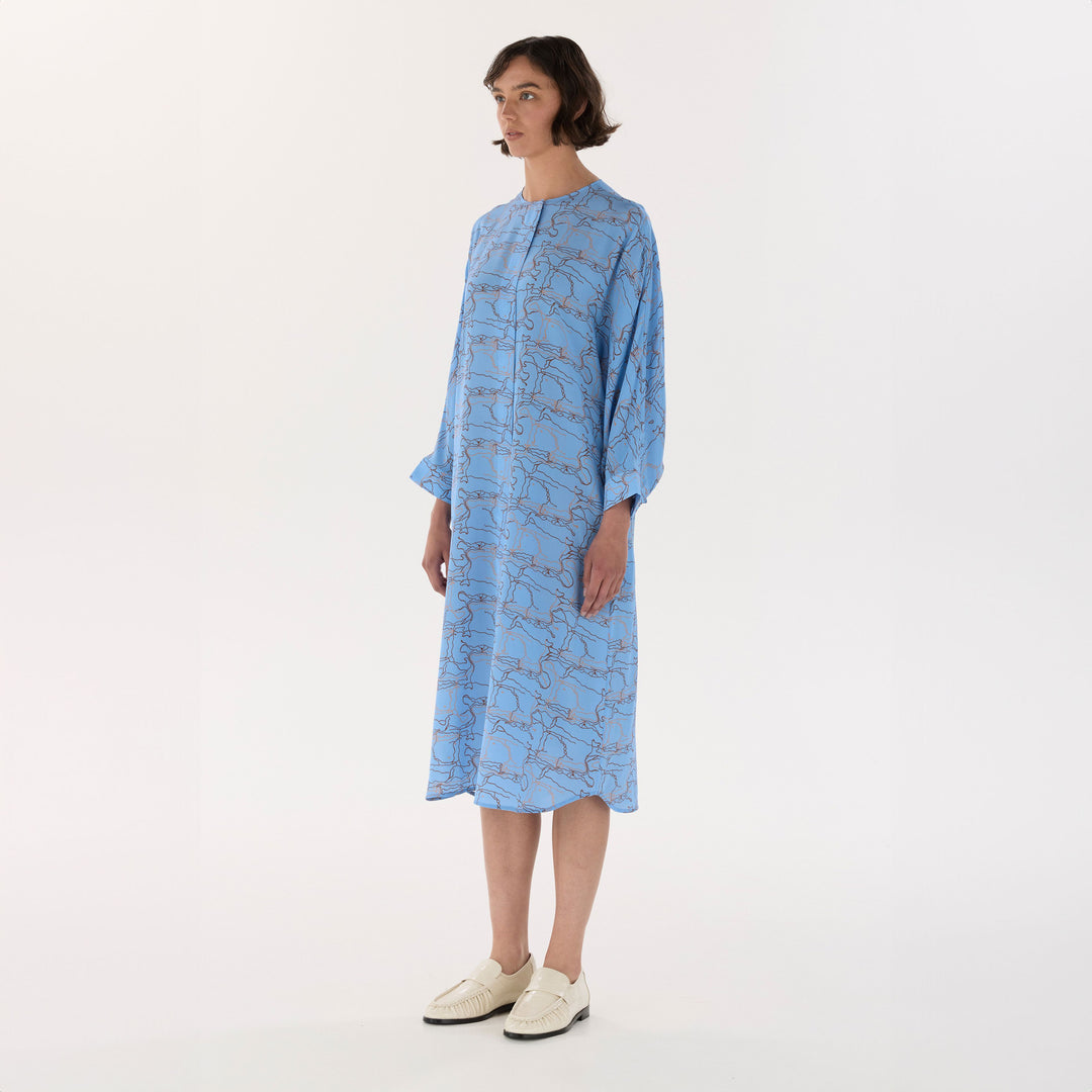 Blue Journey Dolman Kaftan