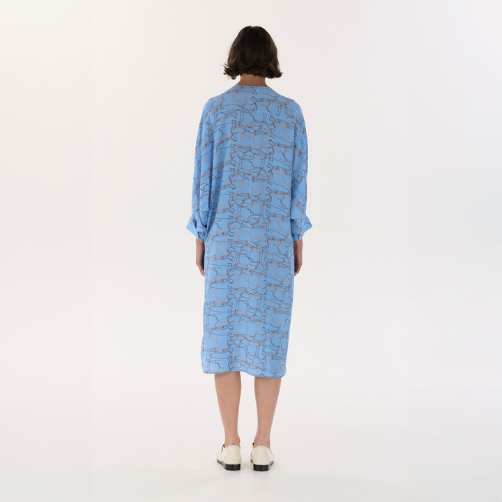 Blue Journey Dolman Kaftan