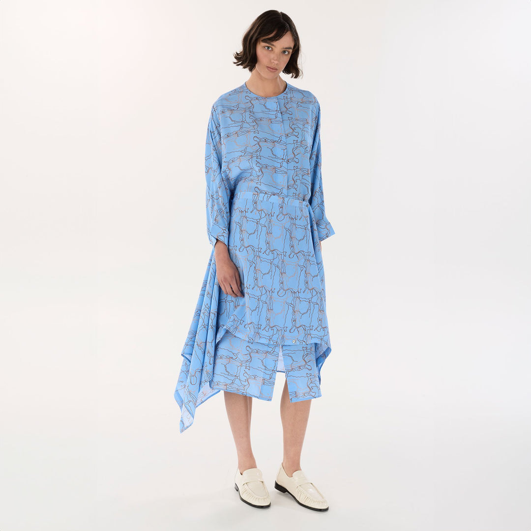 Blue Journey Dolman Kaftan