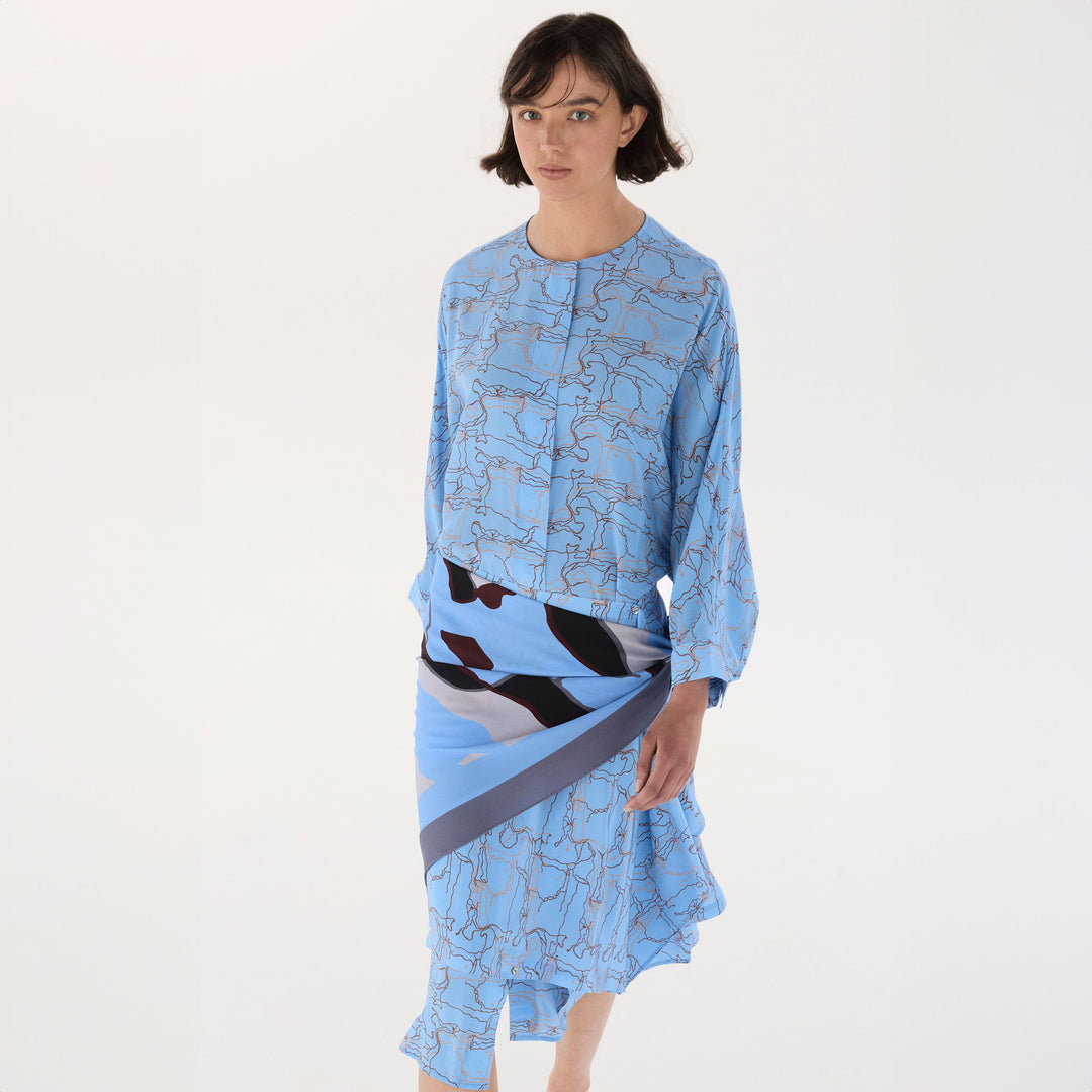 Open Sky 90 Silk Scarf