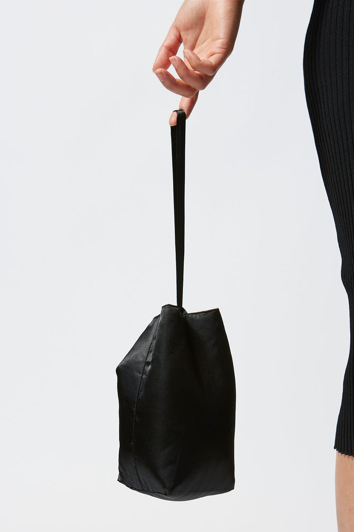 Black/Brown Reversible Silk Bag