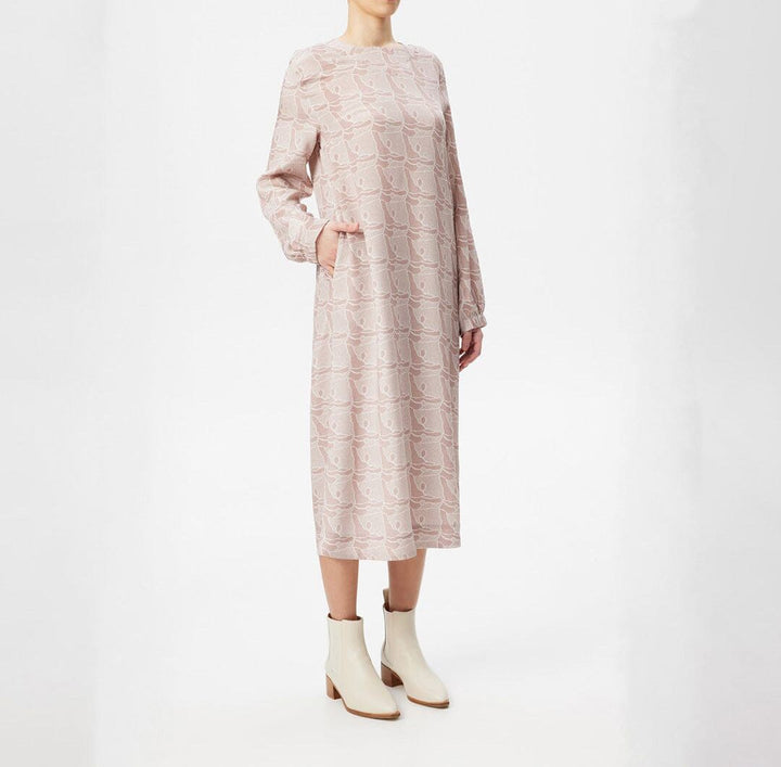 Bark Spaces Maxi Silk Dress