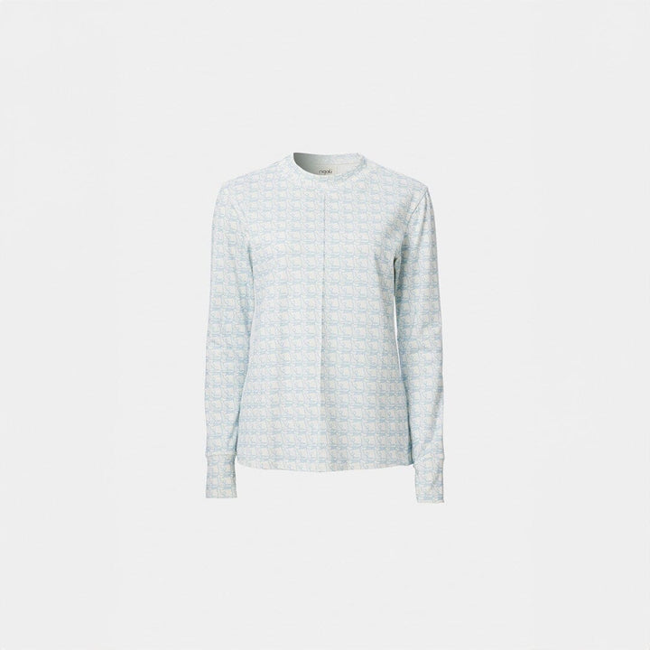 Long Sleeve Tee-Blue