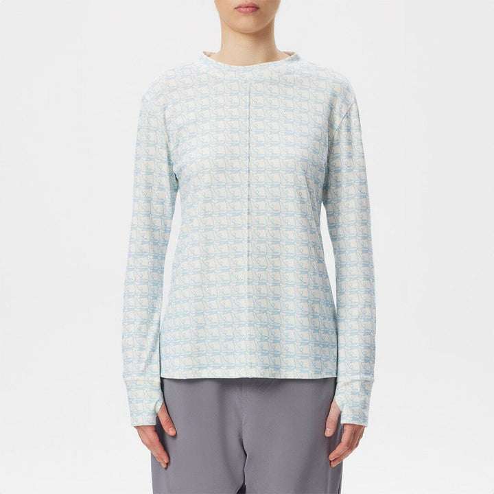 Long Sleeve Tee-Blue