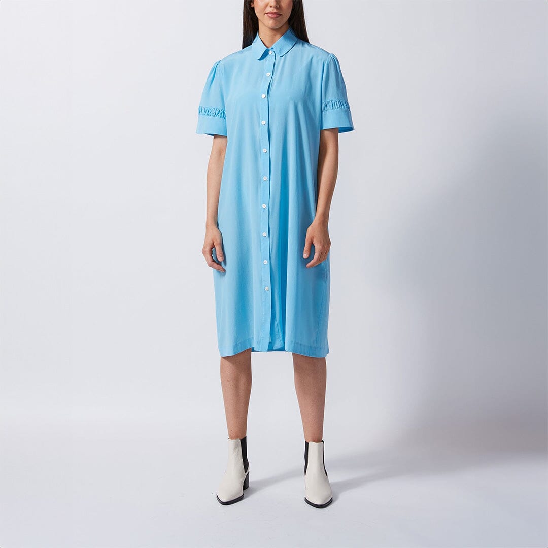 Air Silk A-line Shirt dress