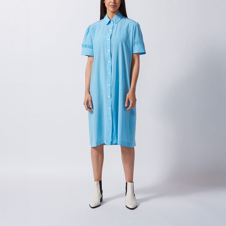 Air Silk A-line Shirt dress