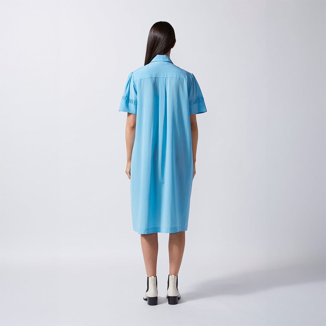 Air Silk A-line Shirt dress