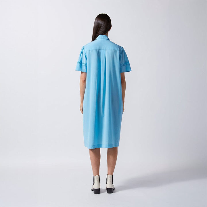 Air Silk A-line Shirt dress