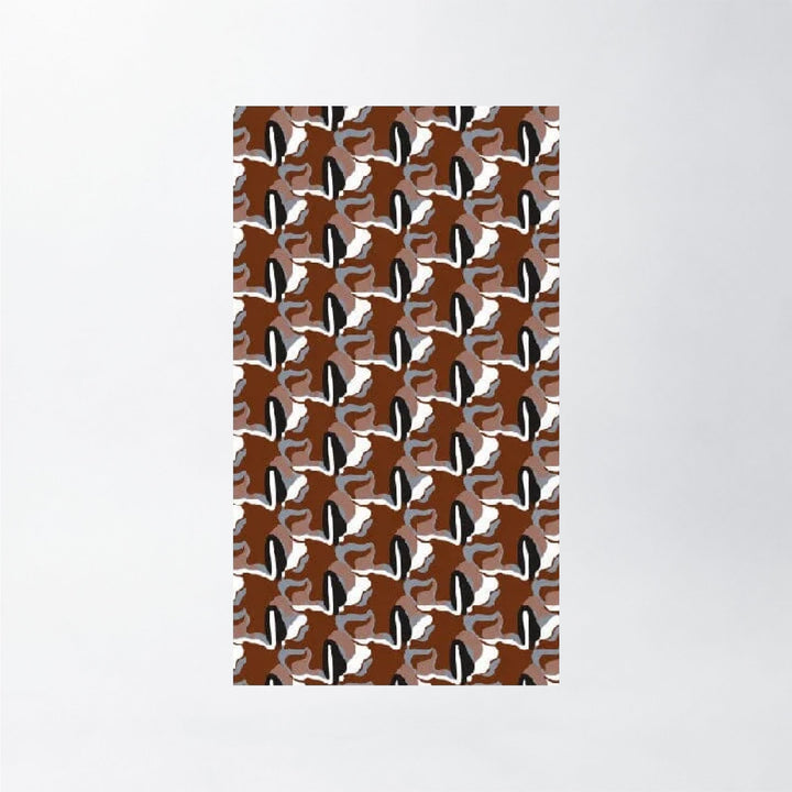 Country Texture Brown Silk 180 Scarf