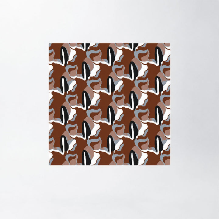 Country Texture Brown Silk 90 Scarf