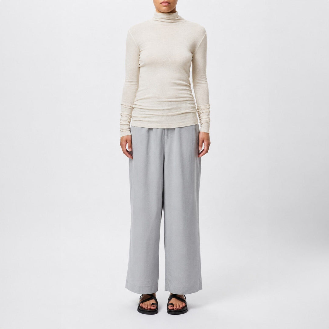 Fine Knit Skivvy Cream