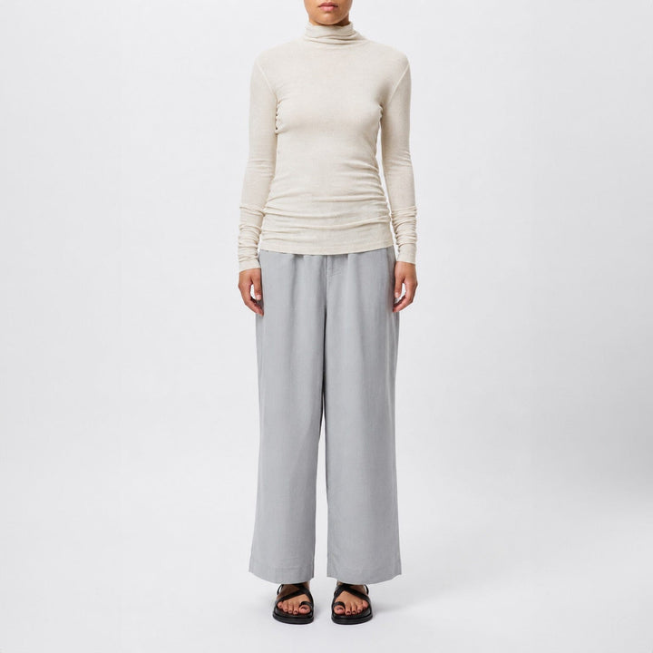 Fine Knit Skivvy Cream