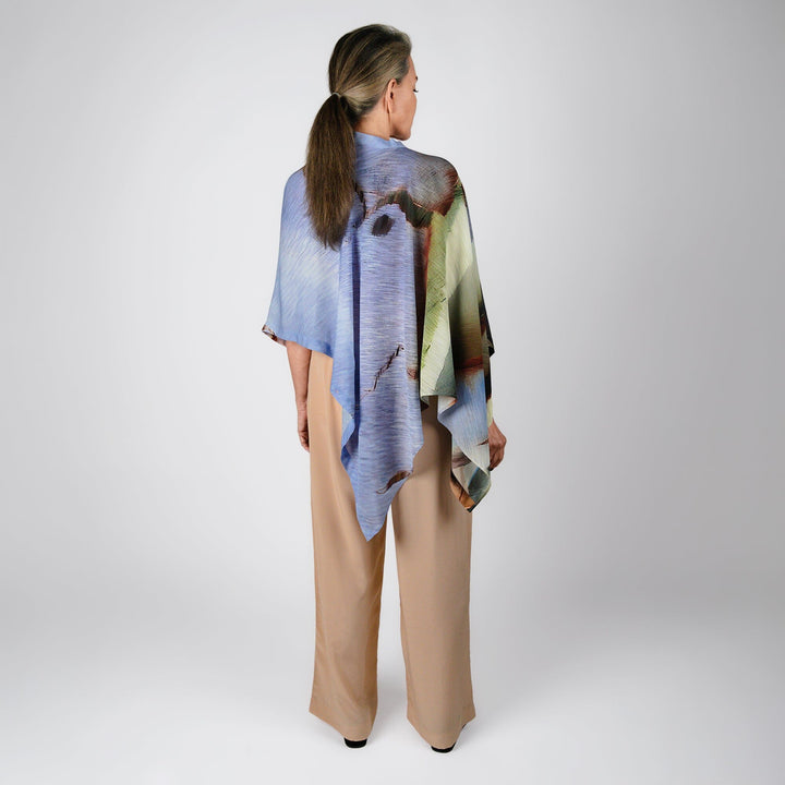 Traces Silk Poncho