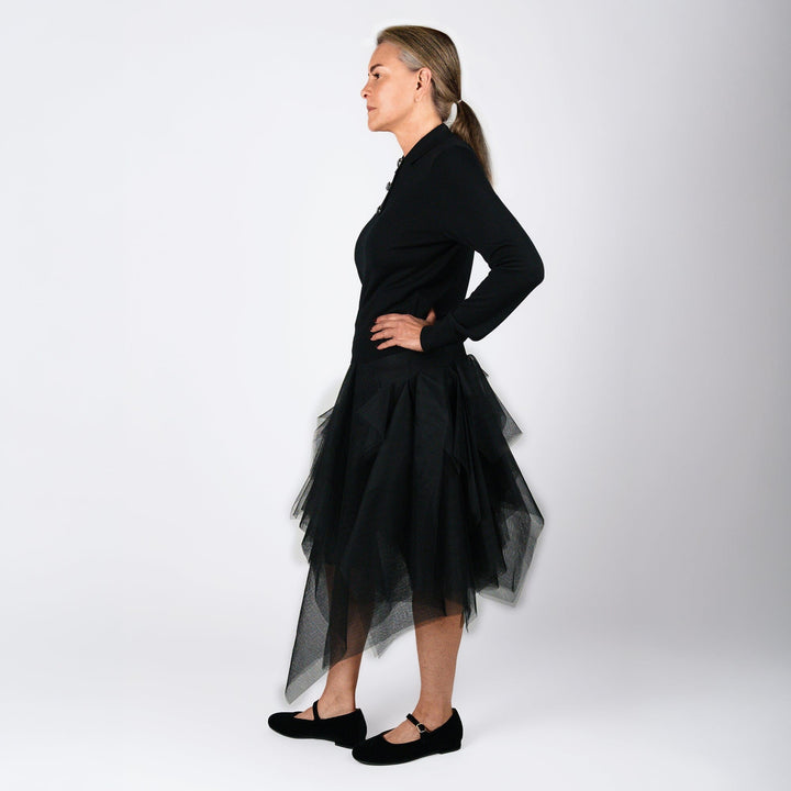 Black Net Skirt