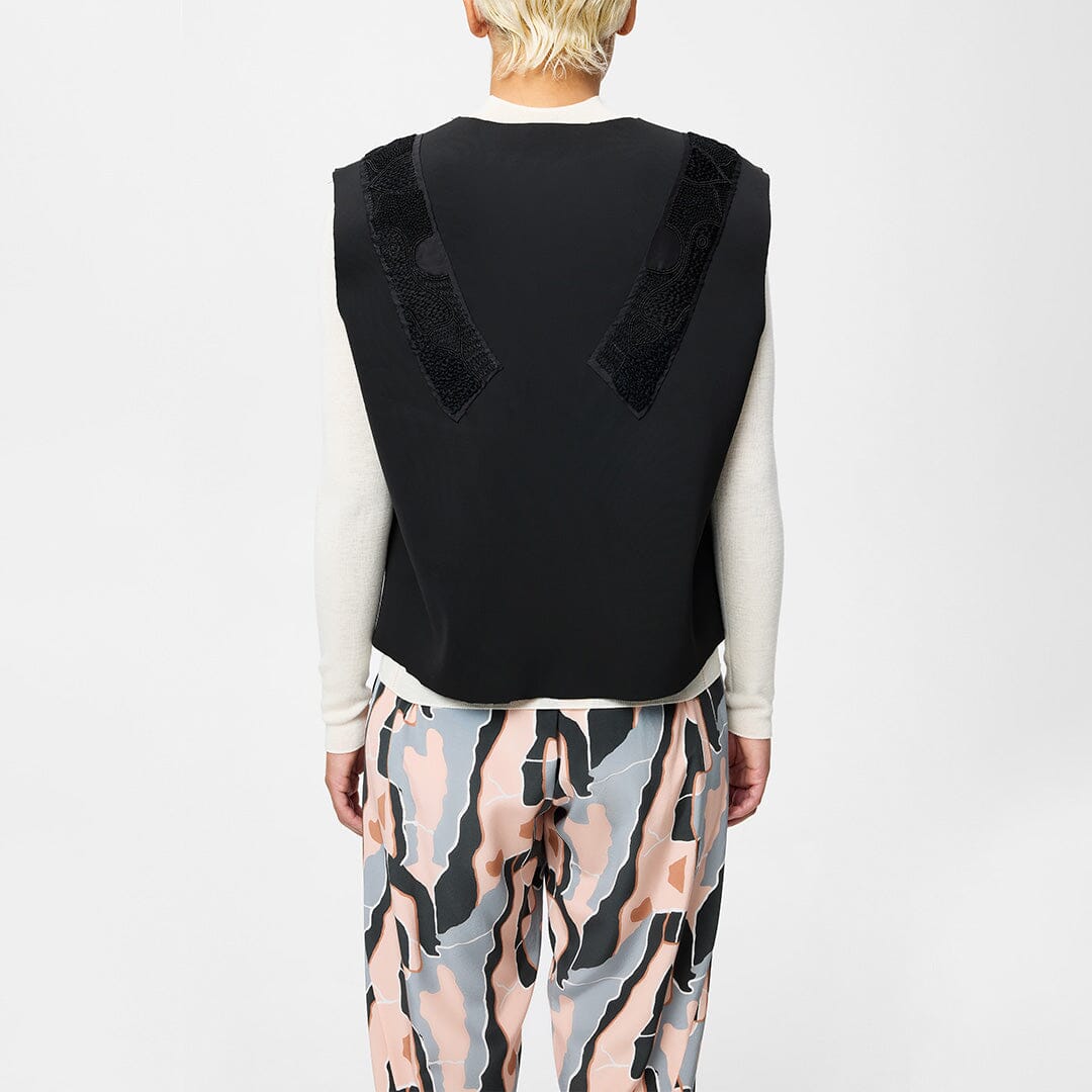 Embroidered Scuba Vest