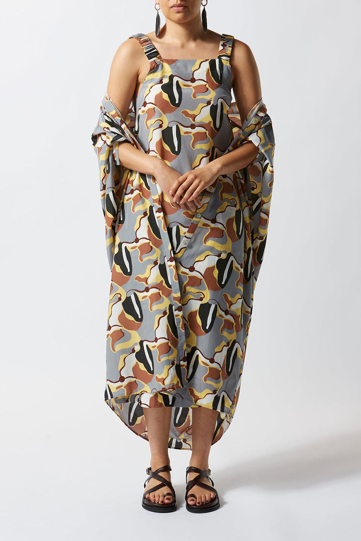 From Above Ruched Silk Slip Dress - Ltd Edition