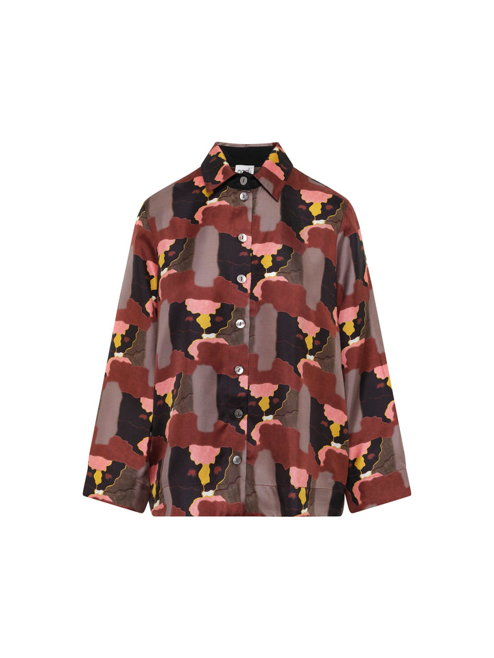 Feeling The Space Silk Shirt