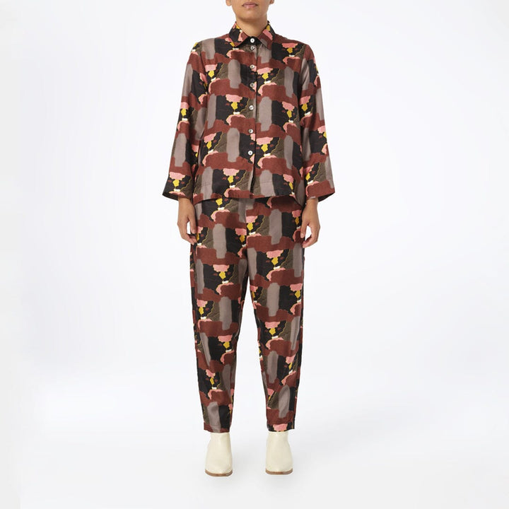 Feeling The Space Silk Shirt