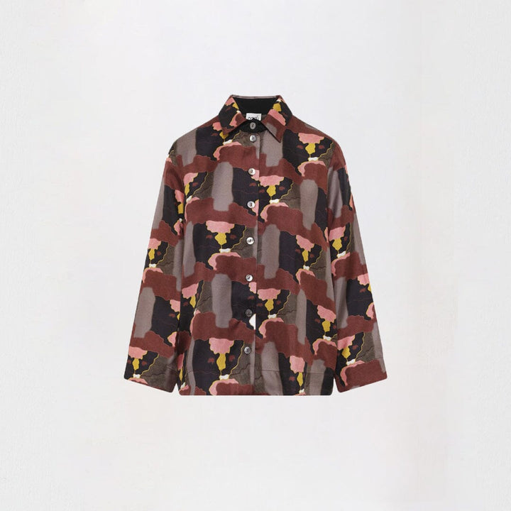 Feeling The Space Silk Shirt