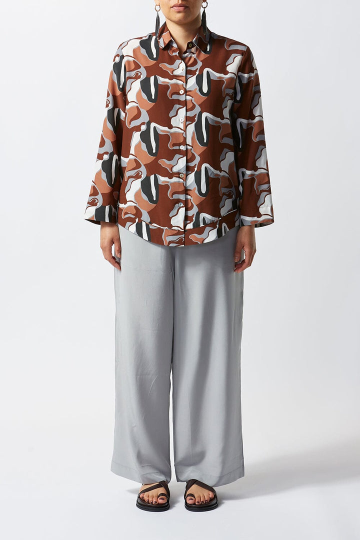From Above LS Silk Shirt - Ltd Edition